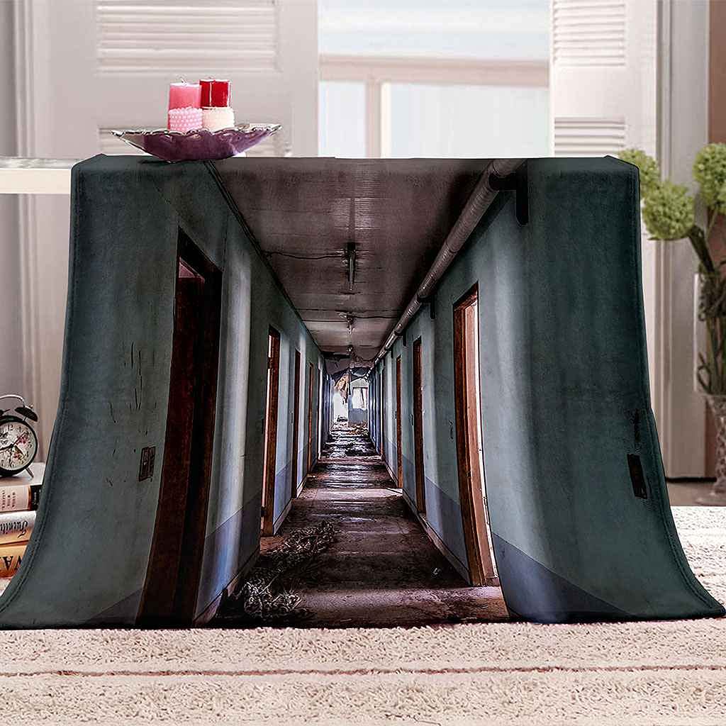 Couverture polaire en flanelle microfibre anti-froid lavable en machine pour lit et canapé