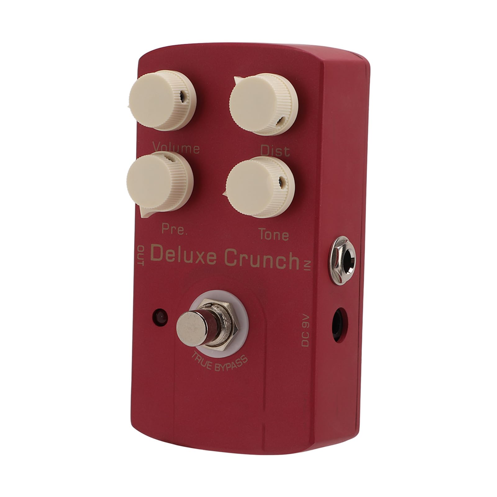 Pedał Efektów do Gitary Elektrycznej Akcesoria Gitarowe Distortion Pojedynczy Pedał Efektów 9mA Metal Red