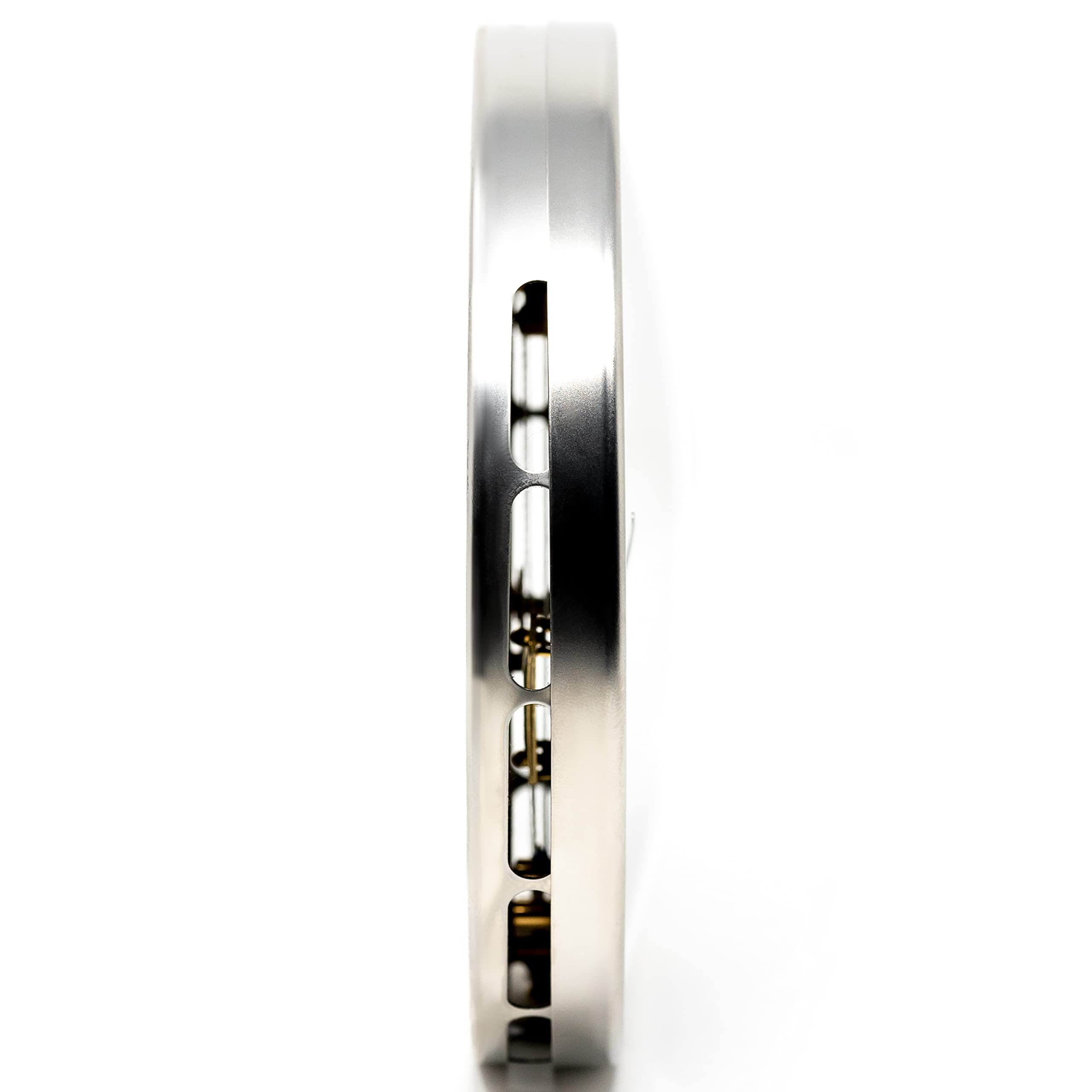 Fischer 146.01.06 - Raum-Klimamesser - 130mm Synthetic-Hygrometer und Bimetall-Thermometer aus Edelstahl Made in Germany