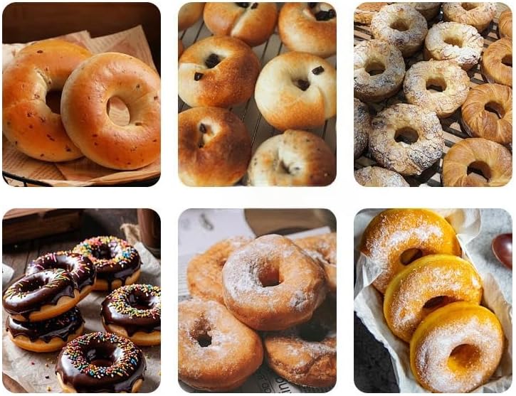 Automatic Bagel Maker Machine – Non-Stick, Easy Clean, Professional Bagel Maker for Commercial Kitchens, Bakeries, Cafes – Perfect for Fresh, Delicious Bagels