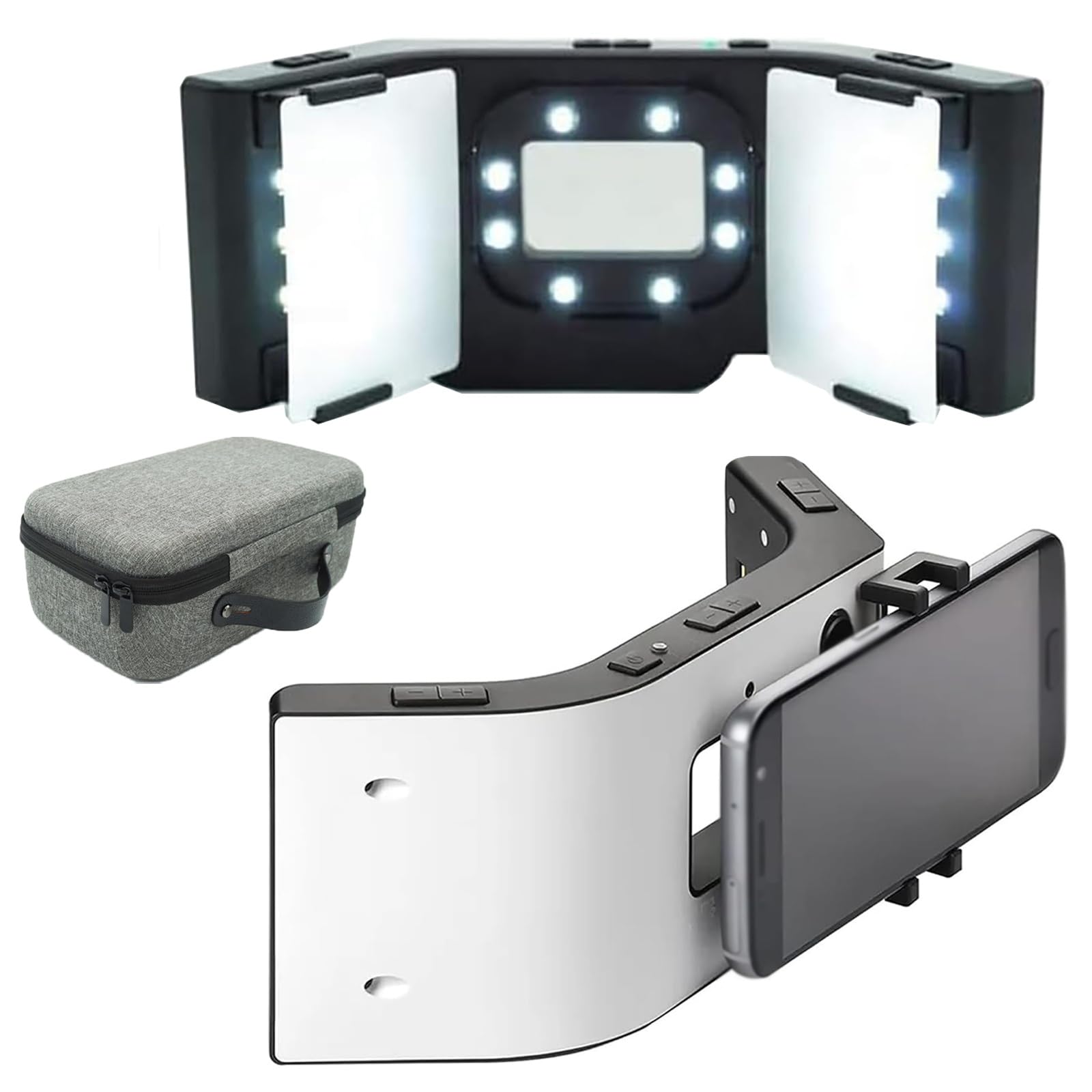 Kit d'éclairage pour photographie dentaire, éclairage pour obturation dentaire, 3 groupes de lampes réglables, pour la macrophotographie et la vidéo buccale, cliniques dentaires, hôpitaux
