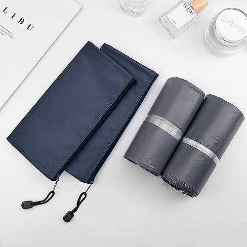 Miniatura 3 de Bolsas de eliminación de servilletas sanitarias, bolsas de eliminación personal femenina, 200 bolsas opacas grises y 2 bolsas de almacenamiento de