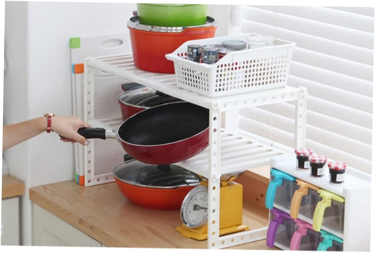 Adjustable Over The Sink Dish Rack Retractable Cutlery Sink Holder 2 Layers Drainer Rack for Efficient Drying