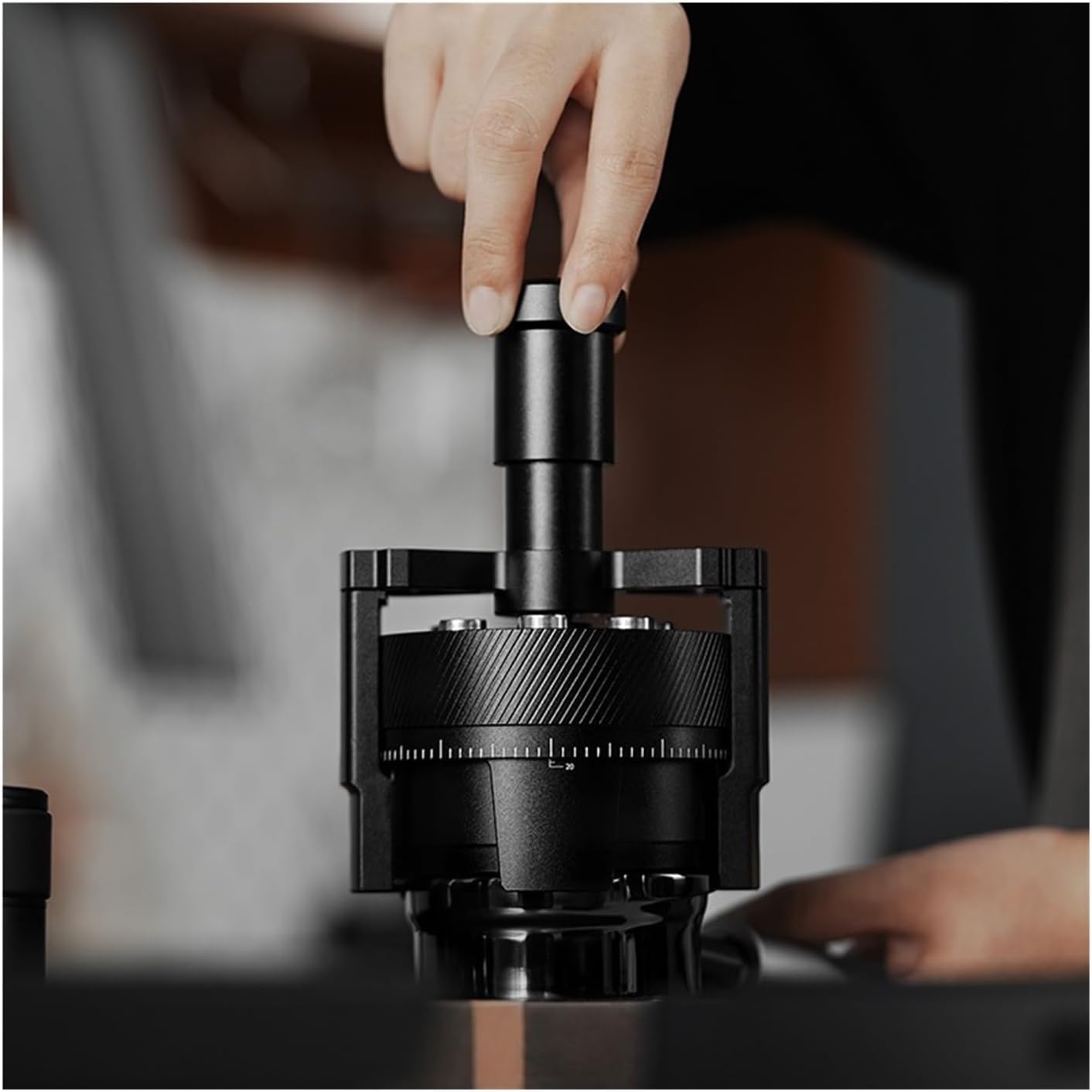 Strumento WDT da 58 mm per espresso, miscelatore per caffè in acciaio inox per una distribuzione uniforme, accessorio da barista