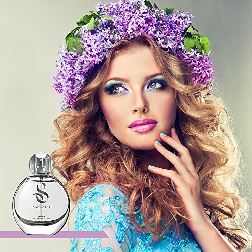 Sangado Lila Parfum voor dames, 8-10 uur lang, luxueus geurend, bloemige, delicate Franse etensten, extra geconcentreerd… - Image 5