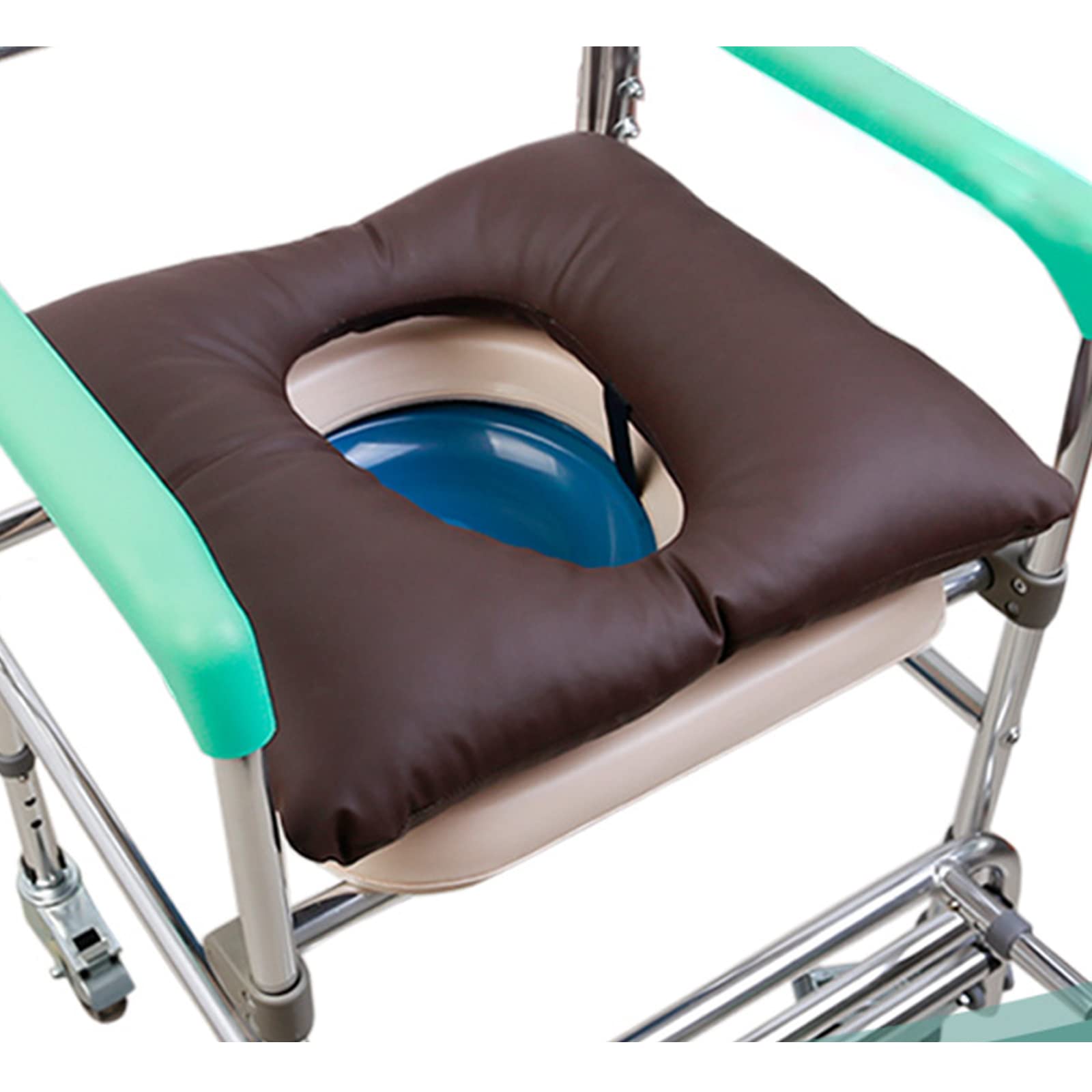 NEFSO Almohada Donut, cojín antiescaras para Almohadilla de Cadera antihemorroides, cojín para Silla de Ruedas para Alivio del Dolor de Oficina en casa y Silla de Inodoro, marrón (marrón)