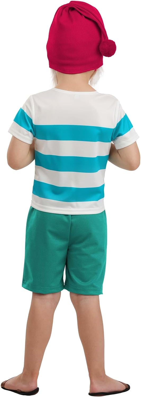 Disney Peter Pan Mr Smee Costume for Toddler Boys with Shirt, Shorts, and Hat | Fun Pirate Dress Up Outfit - Image 4