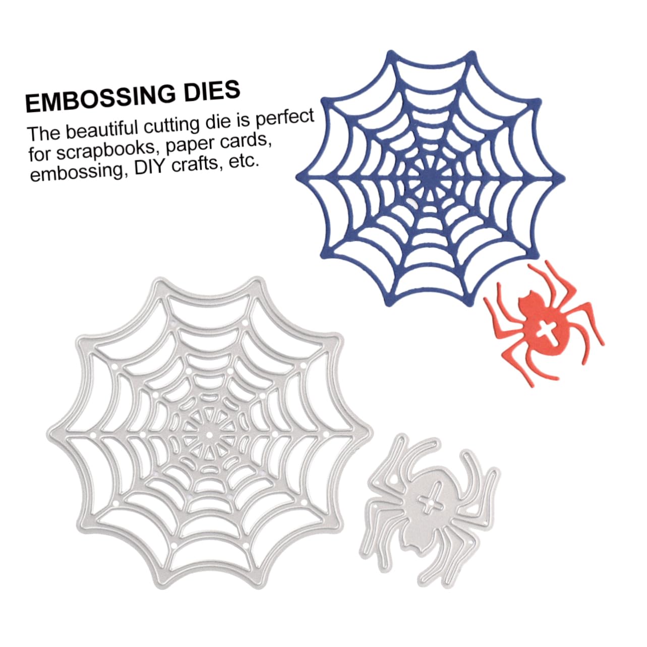 Artibetter Troquel para DIY Marco de Fotos Diseño Telaraña Halloween Plantilla para Manualidades Decoración Hogar Fiesta