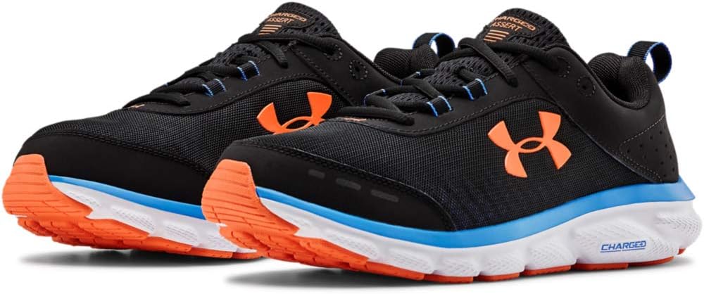 Under Armour Men's Charged Assert 8 Running Shoe 12 Black/White