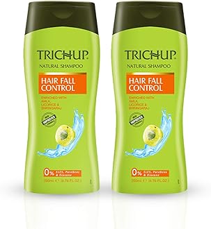 Trichup Hair Fall Control Herbal Hair Shampoo (200 ml x 2) (Pack of 2)