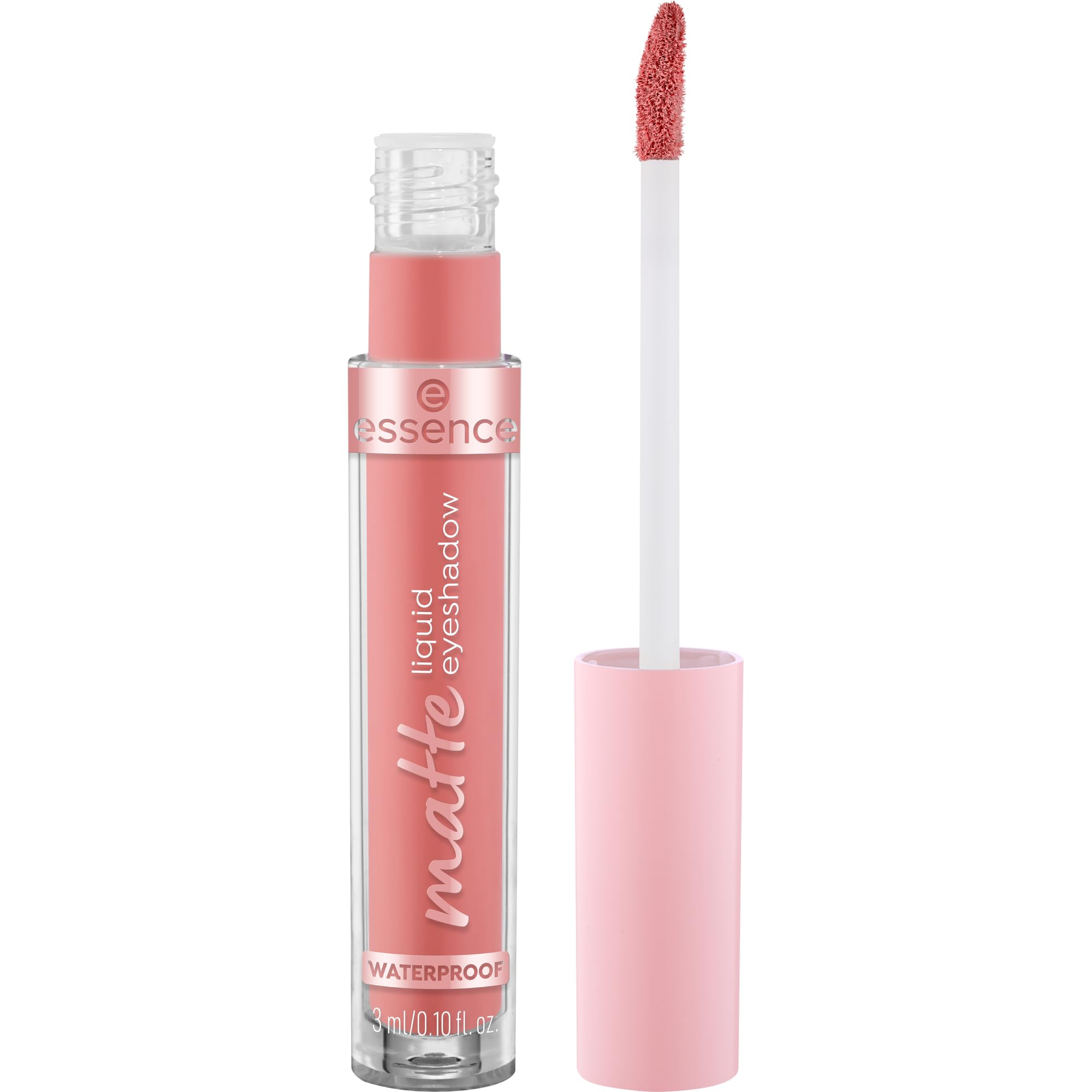 Essence Sombra De Ojos Líquida Mate., De Larga Duración, Cubriente, Secado Rápido, Natural, Color Intenso (3Ml)