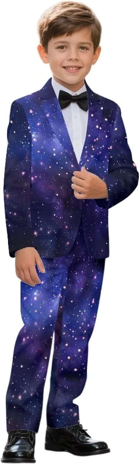Kids Suit Set Boys Blazer and Dress Pants Kids Suits for Boys Graduation Outfits Theme Party Prom Evening Wear