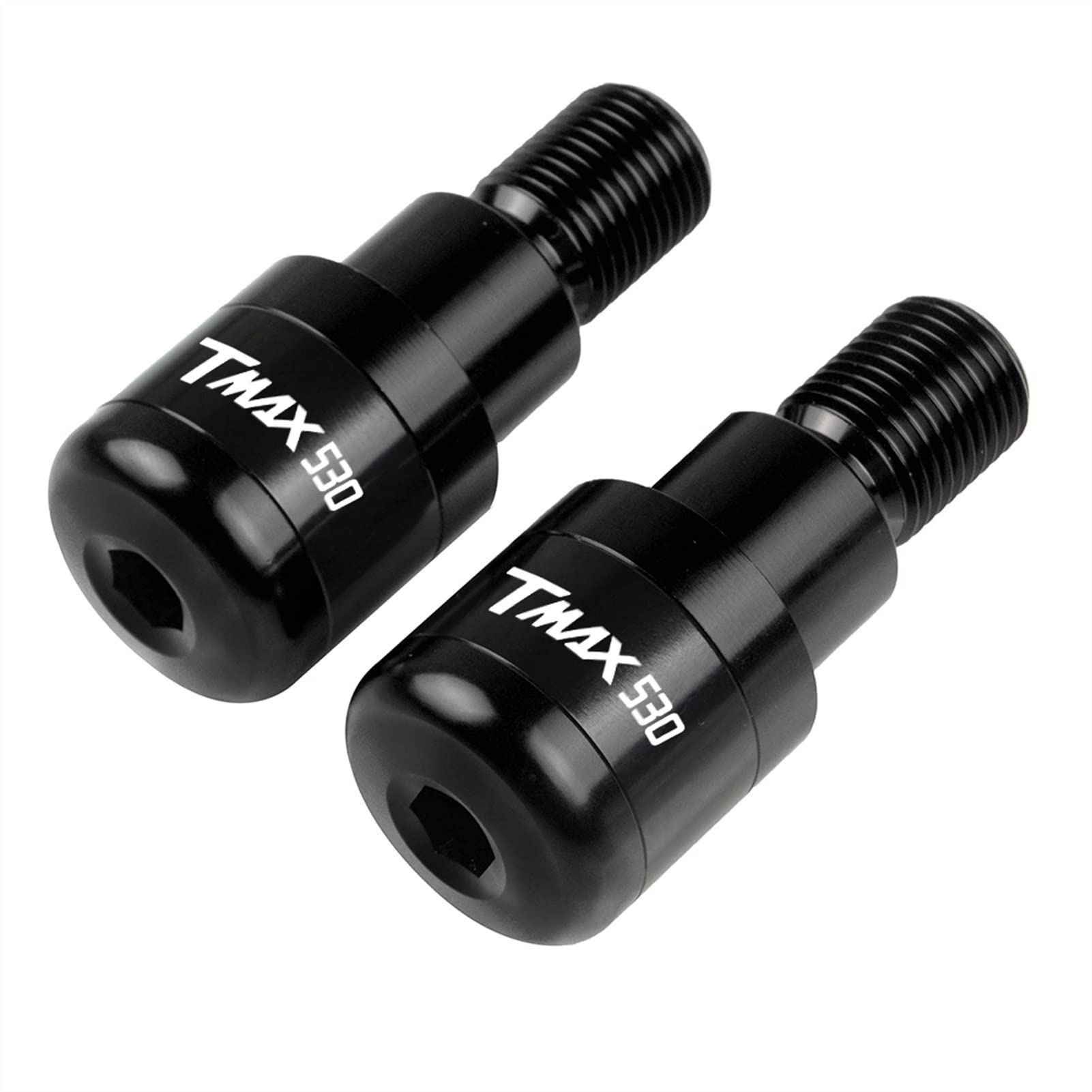 Embout de guidon TMAX 530 anti vibration bouchon de poignée protection noir