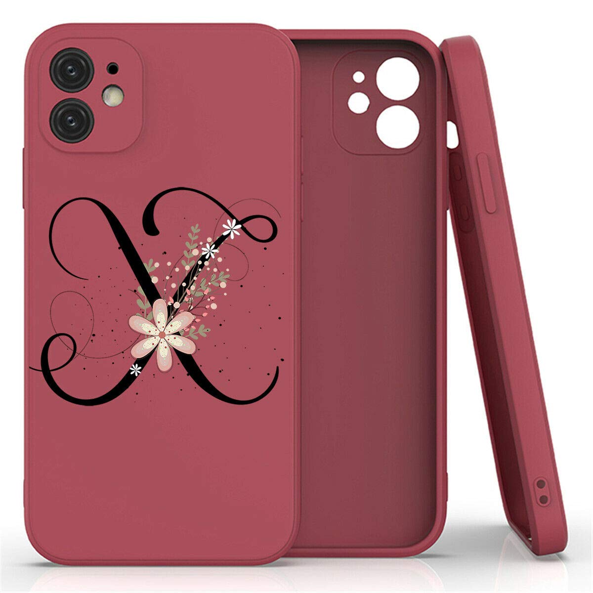 Mixroom - Cover Custodia in Silicone TPU Rosso per iPhone 11