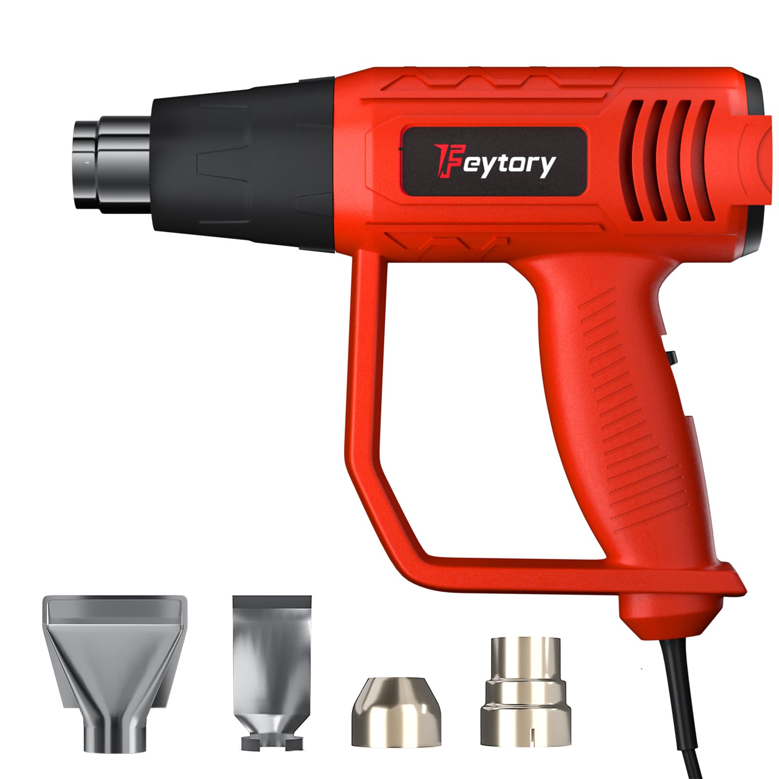 Professional Hot Air Gun Kit，overheating Protection，Two-Speed Temperature Adjustment（60℃~600℃），High Temperature Resistant Materials， Heat Gun for Crafts, Shrink, Wrapping