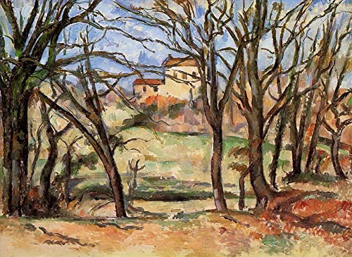 Peinture à l'huile sur toile de Cézanne : une décoration murale de prestige peinte à la main