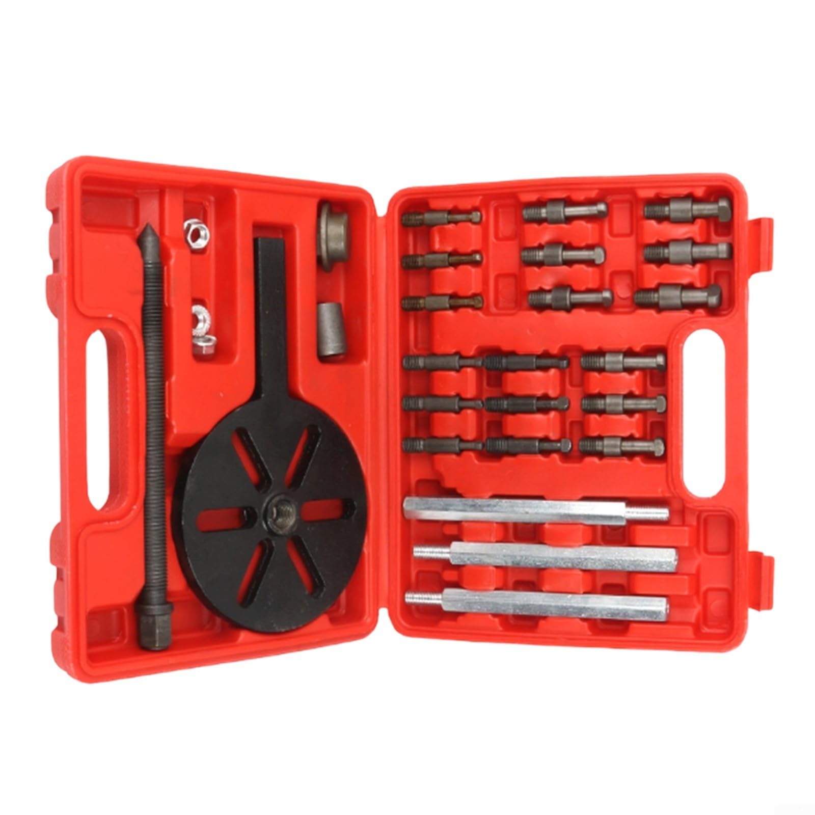 Kit di estrattori per cuscinetti con mandrino a cambio rapido, estrattore a 3 ganasce in acciaio forgiato, per dimensioni da 6005 a 6310, custodia portatile (estrattore)