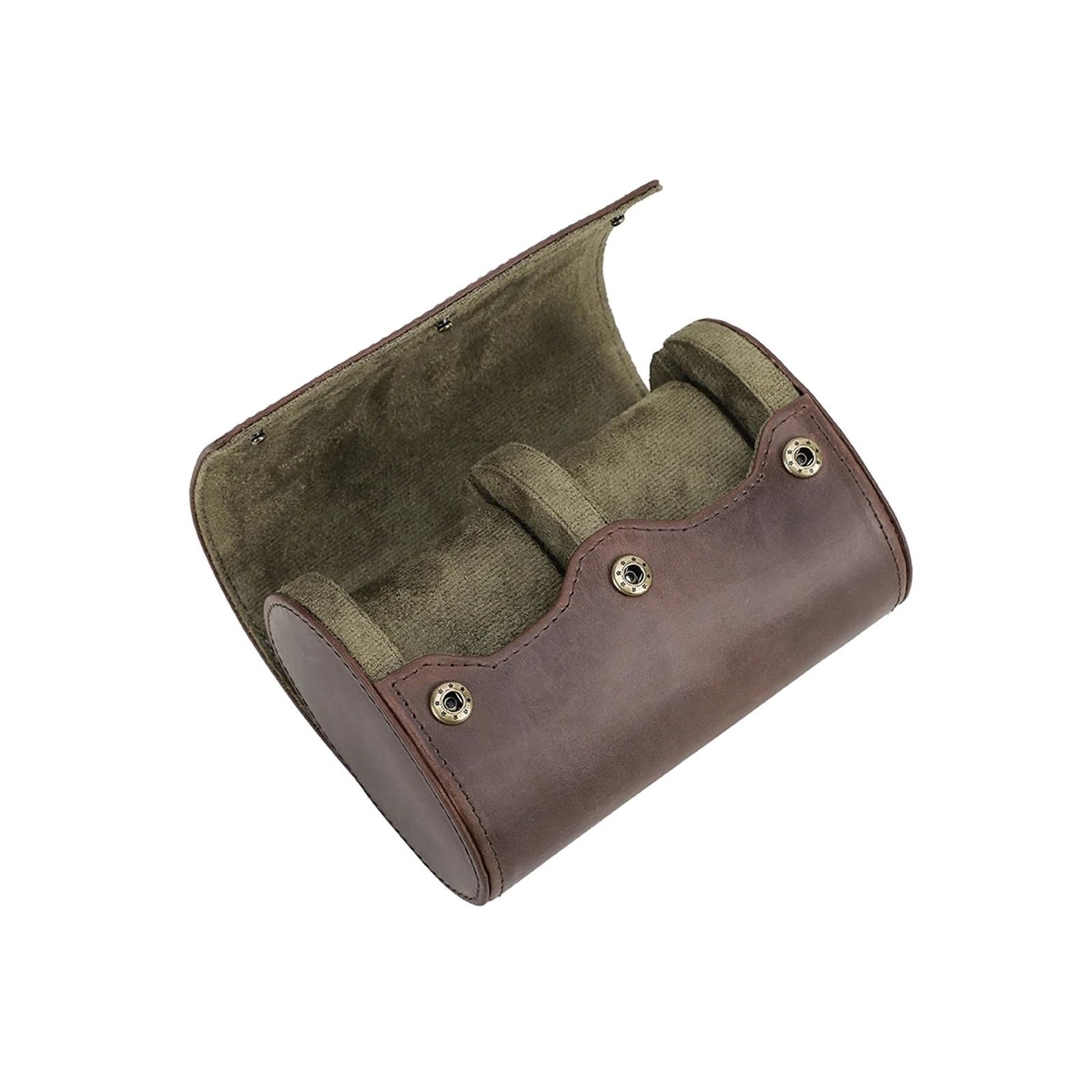 Generico Custodia da viaggio for orologio polso con slot in pelle 1/2/3/4/6/8 Organizzatore di archiviazione for display portatile uomo