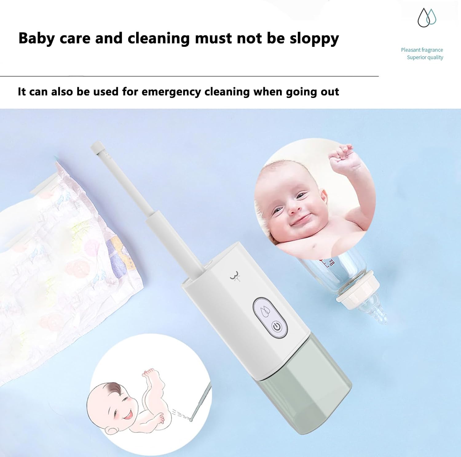 Portable douche, perineum, buttocks, washing lower body, private parts baby, electric buttocks washing artifact, bidet, butt washing doucheToilet seat, soothing postpartum care