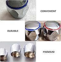 Vista 9 de DOITOOL 2 juegos grifo ducha perilla de ducha pomo de ducha reemplazo grifo manija manijas caliente