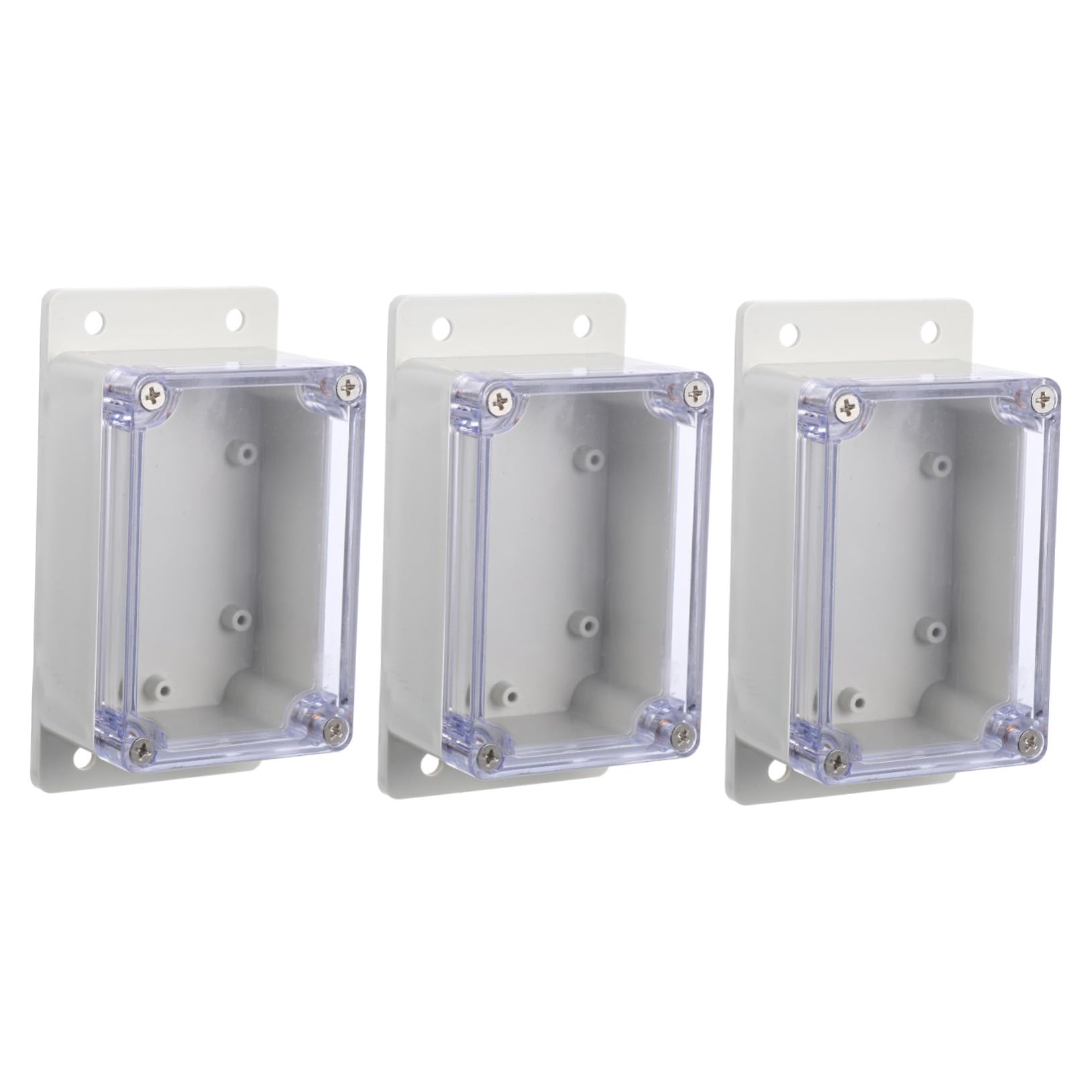 Boîte de jonction étanche transparente extérieure Amosfun pour câblage électrique - 8