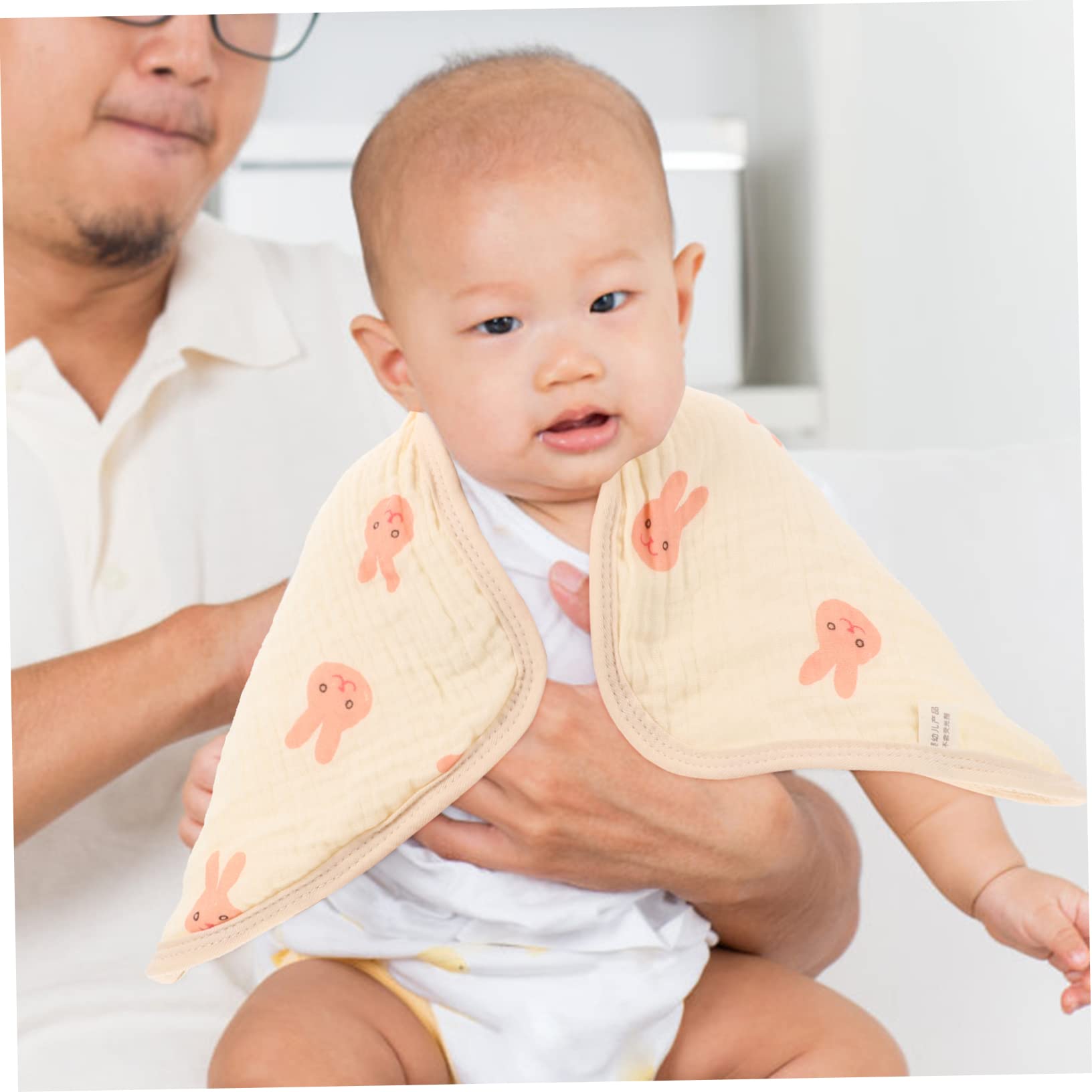 ibasenice 6 Stk Lätzchen Neugeborenes Handtücher für Kinder atmungsaktive Spucktücher Babyhandtücher Handtuch bequemes Spucktuch bequeme Spuckkissen die Schulter Schulterpolster Baumwolle
