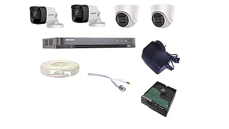 HIKVISION Wired 4K FHD 8MP Security Camera Kit