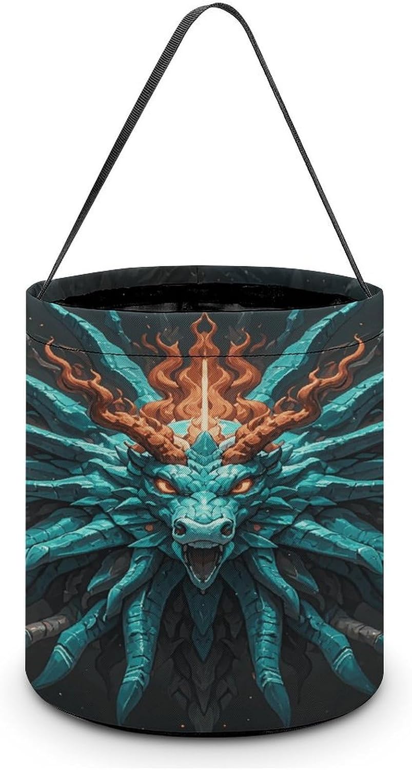 LLUTSNTH Selachimorph Halloween Tote Treat Bag for Trick Or Treat