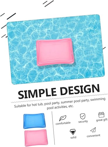 Miniatura 9 de Alipis Bandeja inflable de agua, 2 unidades, accesorios inflables para tina, piscina, soporte para bebidas, flotadores, enfriador de piscina,