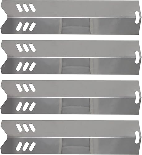 Paquete de 4 piezas de repuesto para parrilla de barbacoa para Dyna-glo Dyna-Glo DGF510SBP Domador de llama de acero inoxidable compatible con