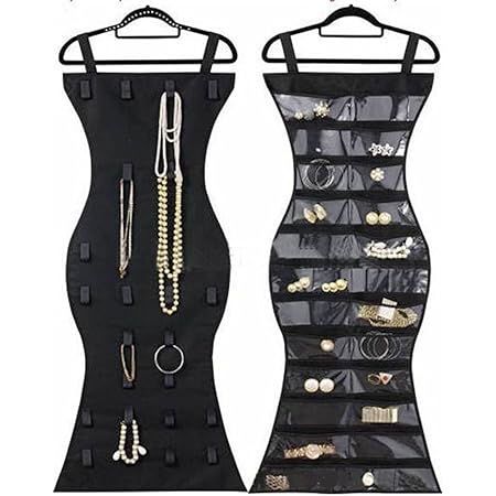 iKenmu Schmuck Organizer Doppelseitige hängende Schmuck, Hängende
