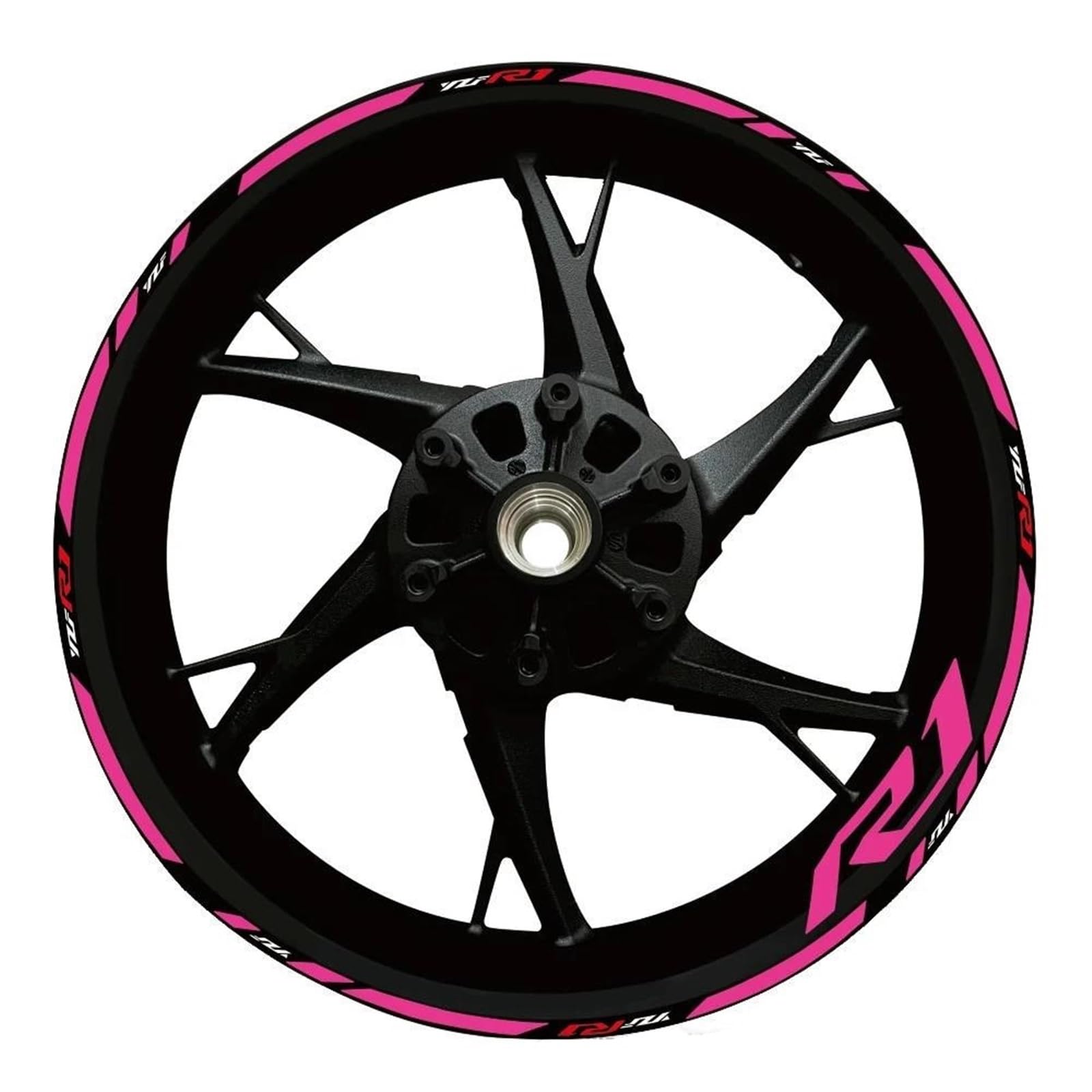 Wheel Stickers Motorcycle Reflective Wheel Decal for YZF R1 YZFR1 YZF-R1 Hub Stickers Rim Protector Kit Rim Reflective Decal