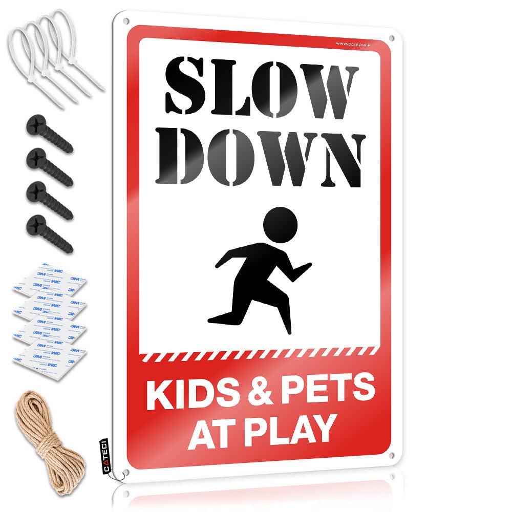 Plaque Gift For Cook Waterproof Artwork, Gorgeous Retro Print For Cafe Pub Dorm | Clock Pre-drilled Custom Slow Down Kids And Pets At Play(30X40CM)