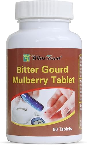 Tableta de morera de calabaza amarga, suplementos dietéticos naturales, apoyo a la salud cardiovascular, 60 tabletas