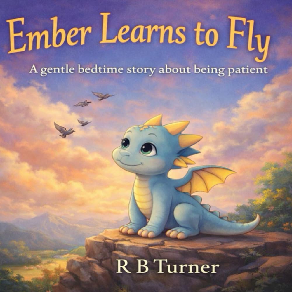 Ember Learns To Fly: A gentle bedtime story about being patient (Ember The Dragon)