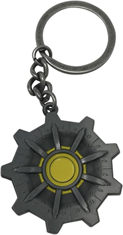 Fanattik - Fallout-Keyring-Vault Door, Multicoloured, 1 x 10 x 3 cm, 8FA21536CD