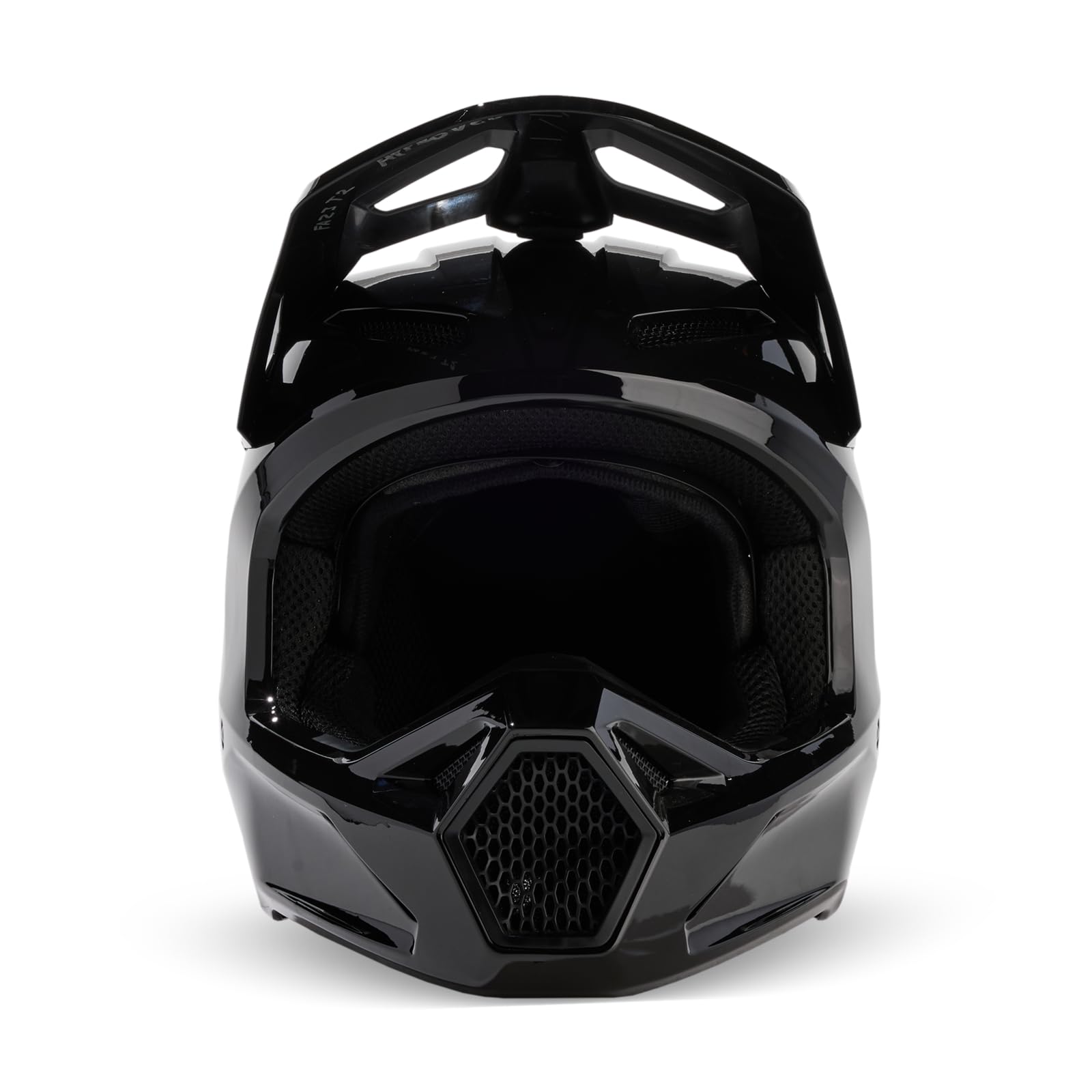 Fox Racing - V1 Solid Casques - Adulte Unisexe - Casque de Motocross, Casque de Protection, Casque Dirt Bike, Casque Tout-Terrain, Noir, S
