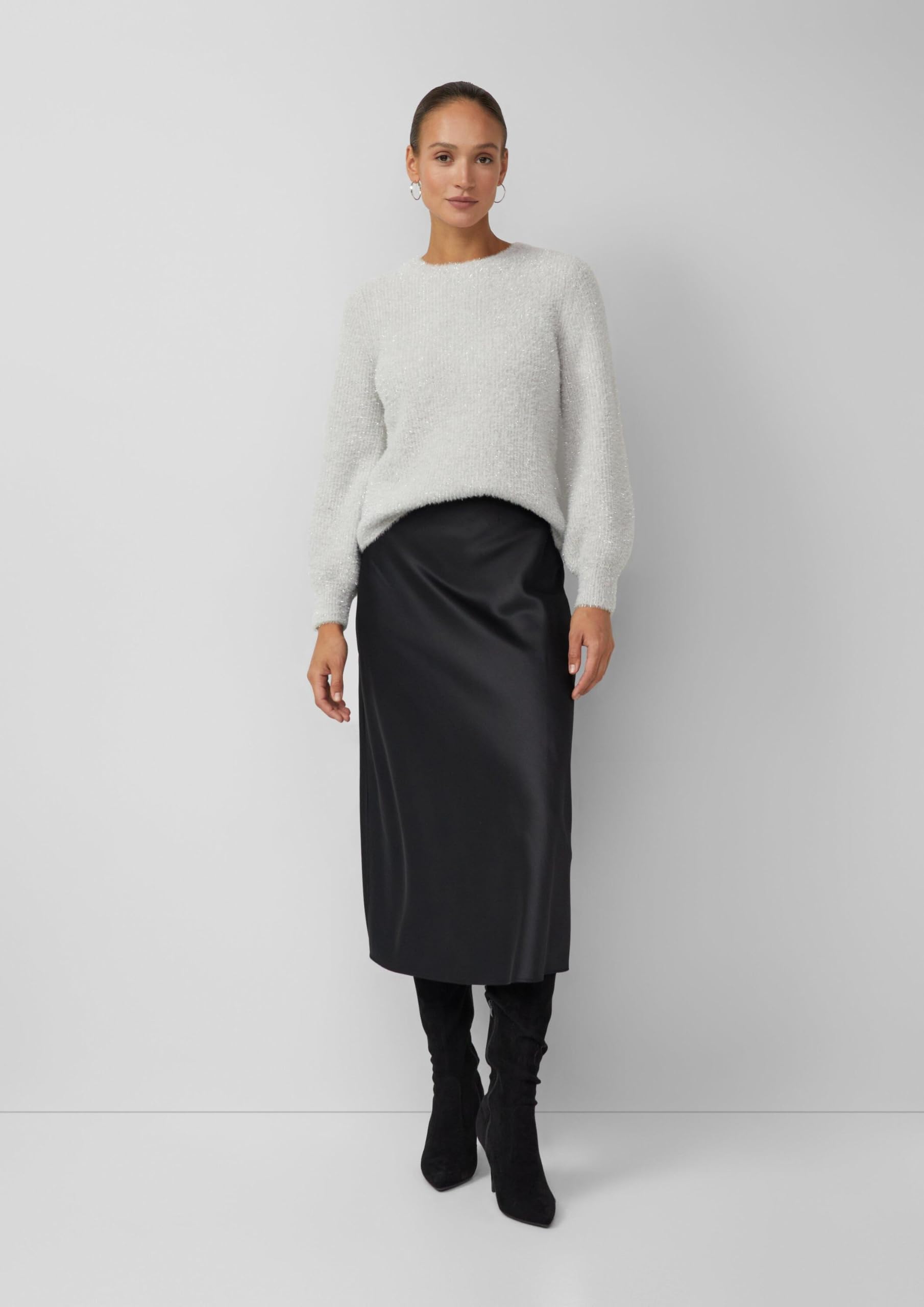 s.Oliver Black Label Falda Larga para Mujer 2173927 Slim Fit