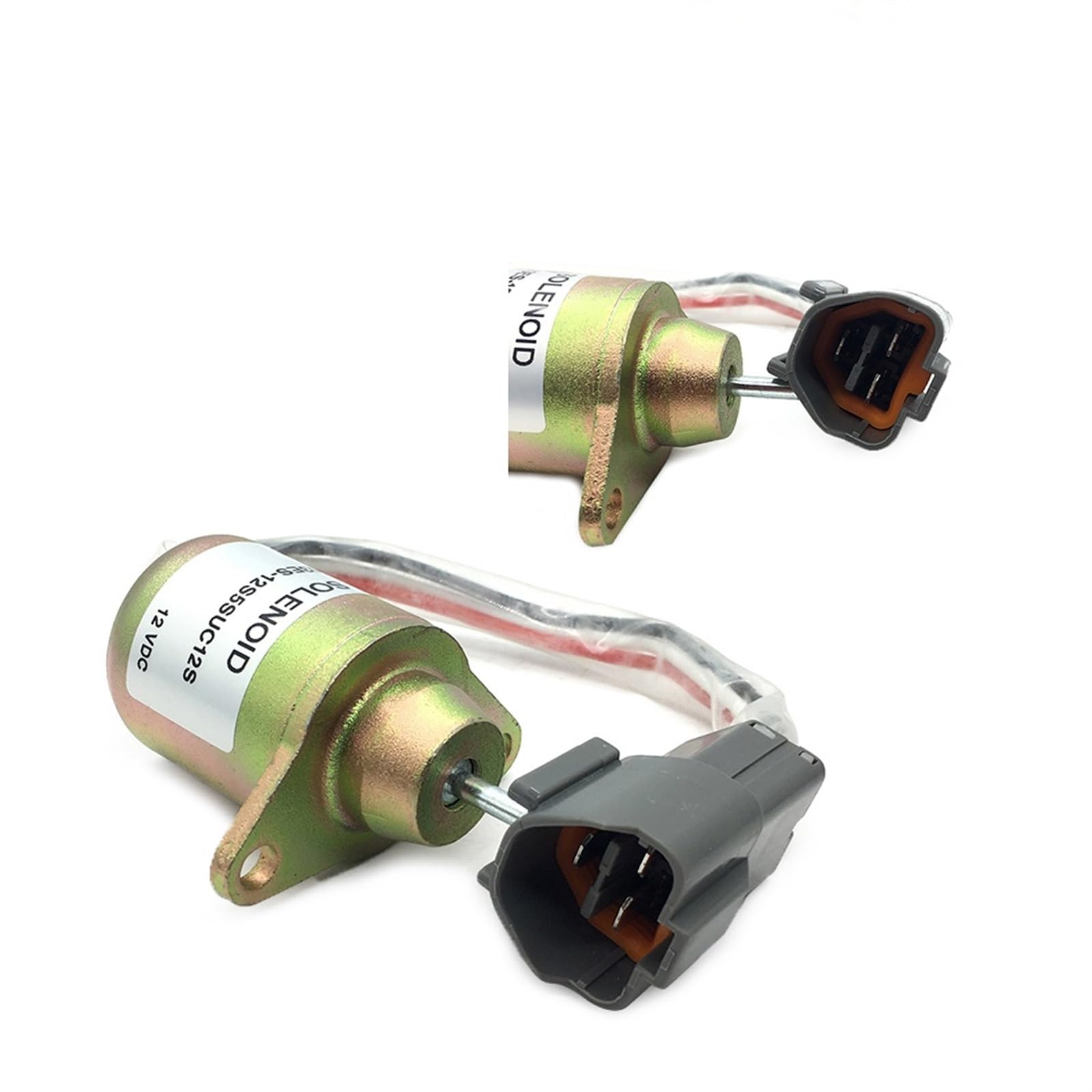 Zawór elektromagnetyczny wyłączający paliwo 12 V 24 V elektromagnes odcinający 1503ES-12S5SUC12S 1503ES-24S5SUC12S dla 119233-77932 (kolor: 1503ES-12S5SUC12S)