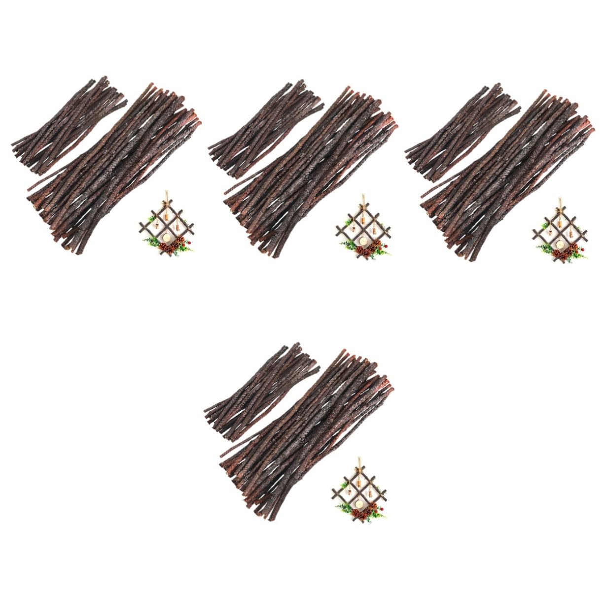 NUOBESTY 200 Piezas Palitos De Artesanía Palos De Ramitas Naturales Registros Palos Artesanales Tipi Para Hacer Manualidades Ramitas Artesanales De Registro De Madera