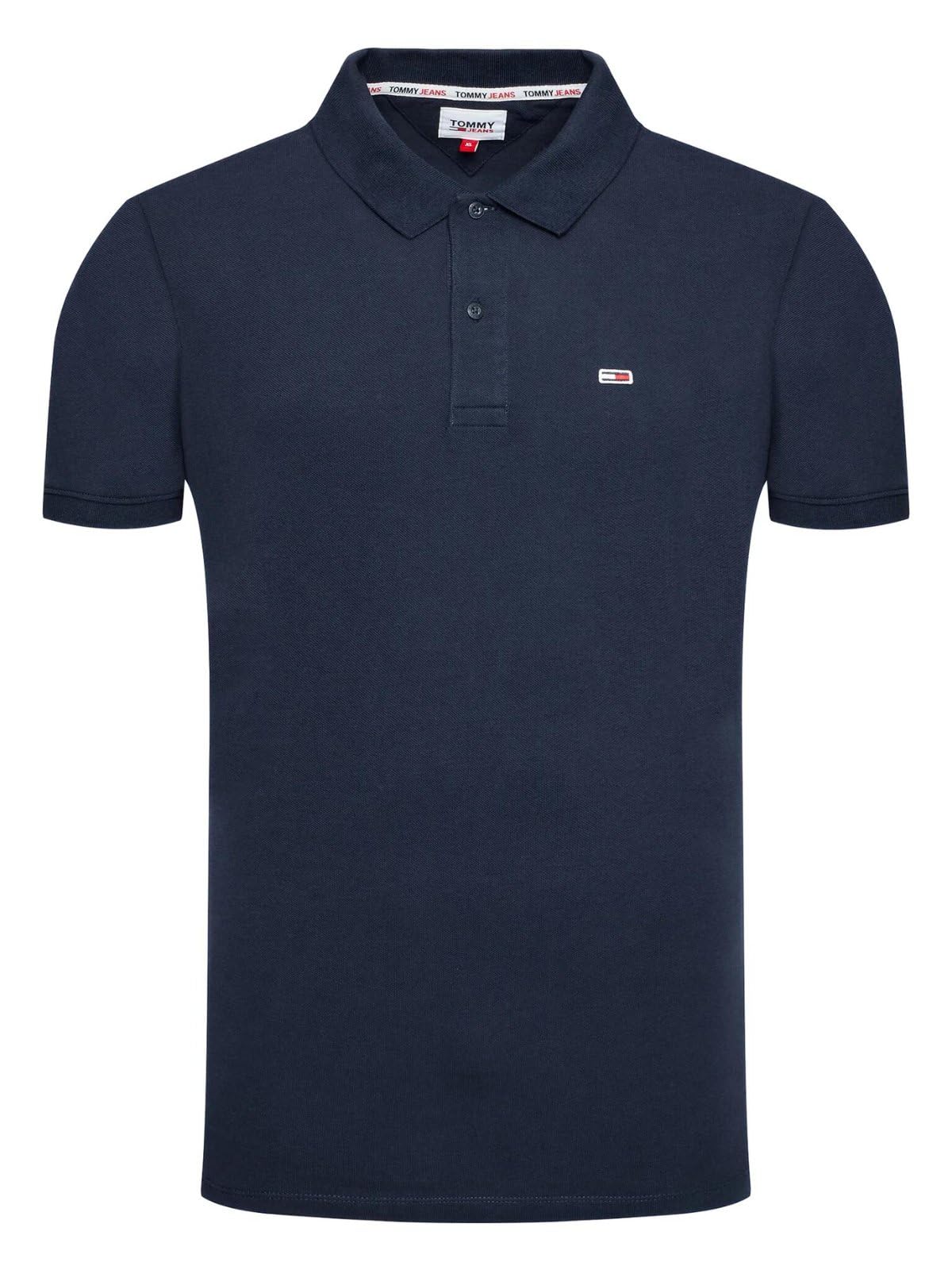 Tommy Jeans Polo de Manga Corta Hombre Slim Fit