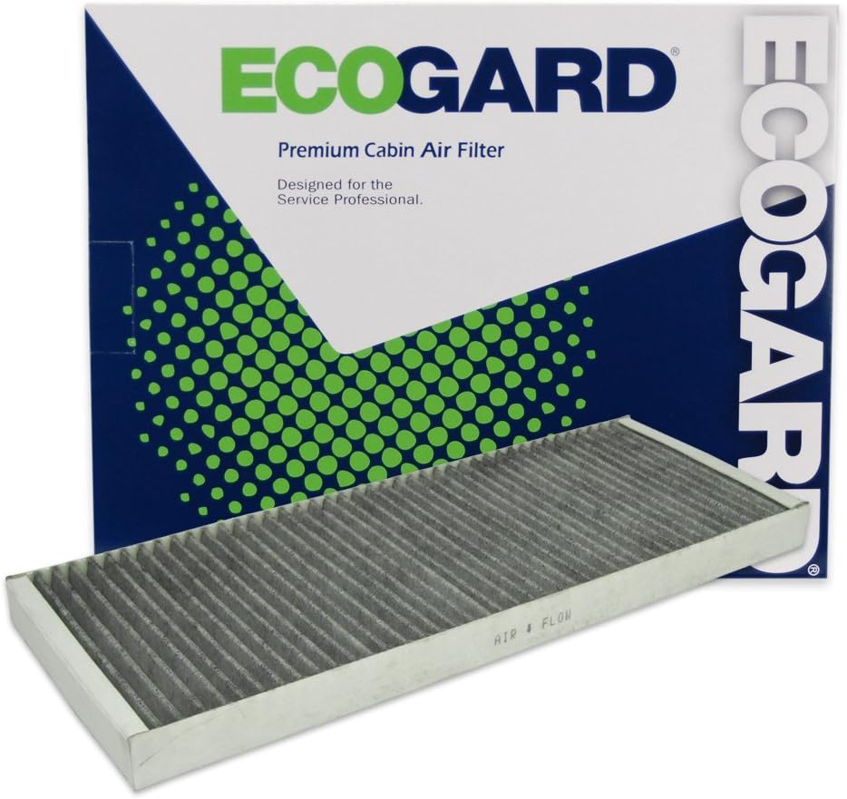 ECOGARD XC28906C Premium Cabin Air Filter with Activated Carbon Odor Eliminator Fits Volkswagen Passat 1998-2001 | Audi A4 Quattro 1996-2001, S4 2000-2002, A4 1996-2001, Cabriolet 1994-1998
