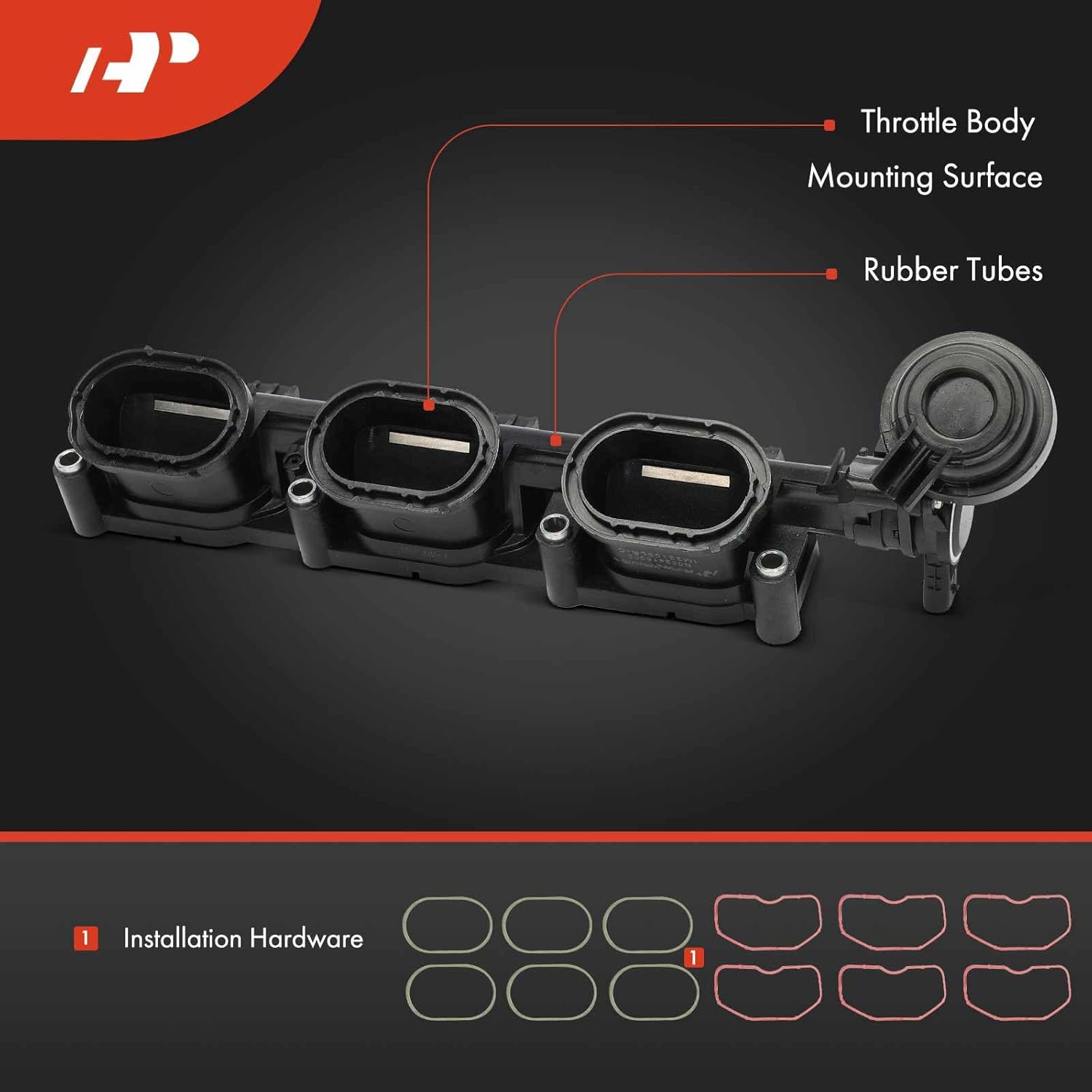 A-Premium Left and Right V6 3.0L Intake Manifold Compatible with Audi Q7 2017-2019, A6 Quattro 2018, A7 Quattro 2016-2018, A8 Quattro 2013-2018