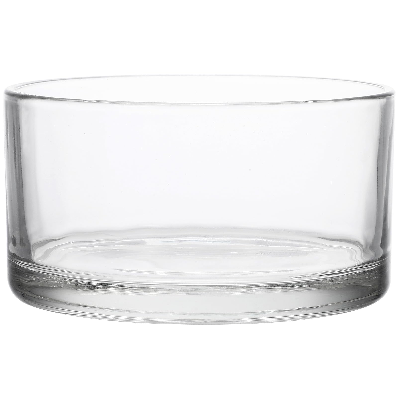 GALPADA Terrario Redondo de Vidrio Transparente para Plantas y Flores, Macetero Hidropónico Delicado y Resistente, Adecuado para Decorar el Hogar o Regalar