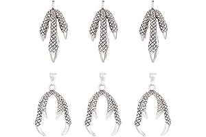 Fashewelry 6-Paw Pendant Dragon Claw Shape Metal Beads