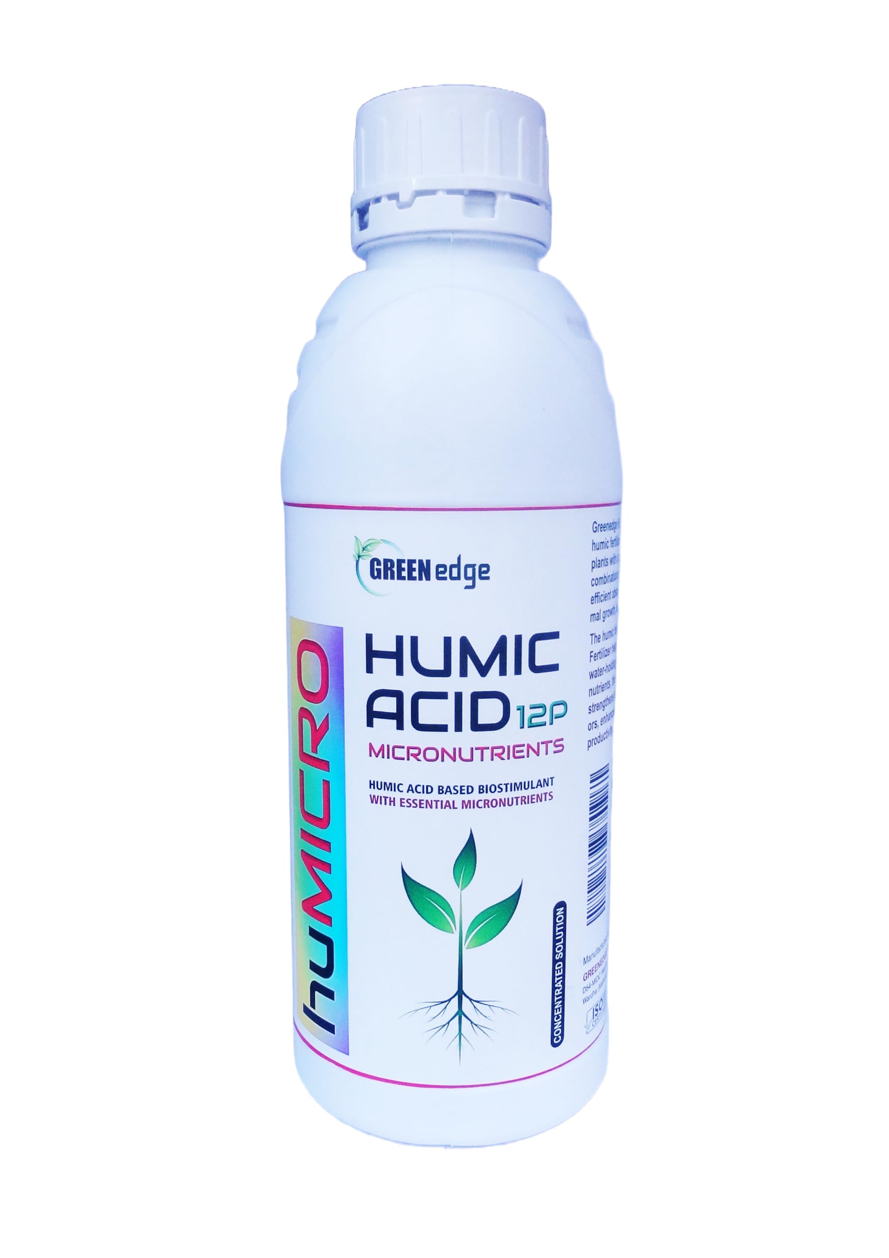 GreenEdge Organic HuMICRO Fertilizer - Plant Growth Elixir: Humic Acid & Micronutrient Liquid Concentrate for Thriving Plants (500 ml) (B0C7BHH9SF) Amazon Price History, Amazon Price Tracker