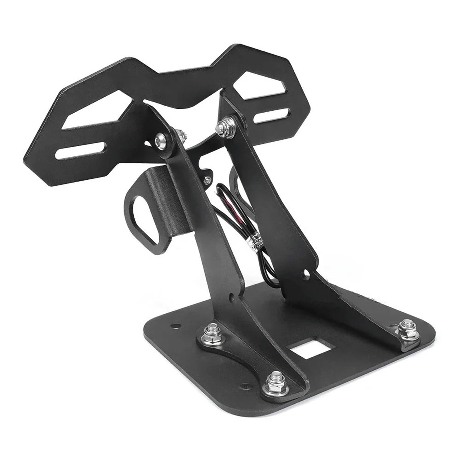 Rejestracyjnej motocykla Uchwyt tablicy rejestracyjnej pasuje do motocykla YAMAHA MT03 MT25 YZF R3 R25 2015-2024 Uchwyt LED Light Fender Eliminator(Holder and Light B)