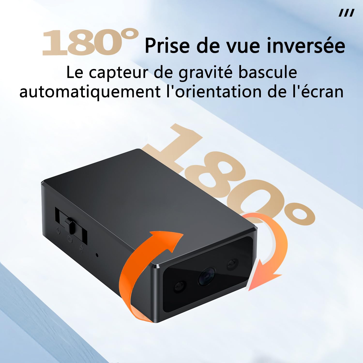 Mini caméra Espion HD 1080P caméra cachée surveillance intérieur extérieur sans WiFi