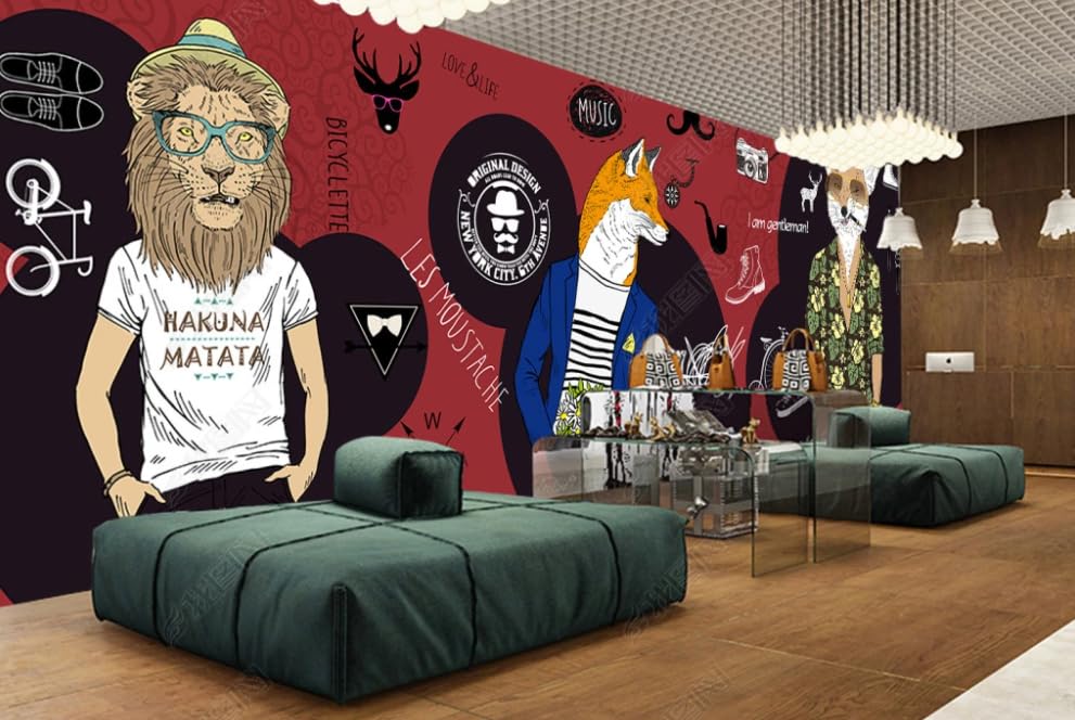 Poster Géant Mural Abstrait Café Intissé Haute Qualité 350x256