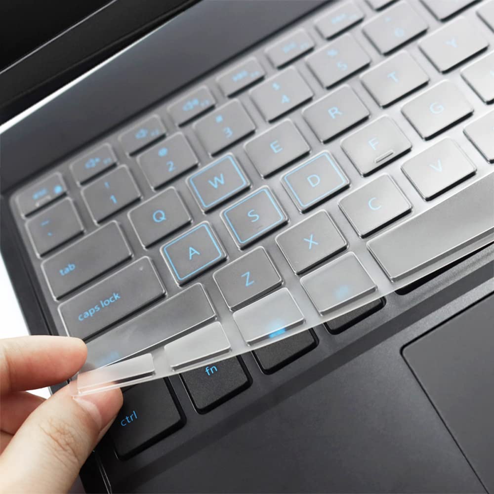 UUONDO Keyboard Cover Skin for Dell Alienware x14 R2, Dell Alienware x14 R1 Gaming Laptop 14 inch, Alienware x14 Gaming Laptop Protector Accessories-TPU